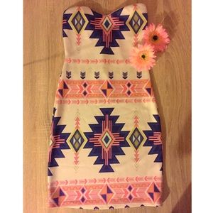 Aztec Bodycon Dress